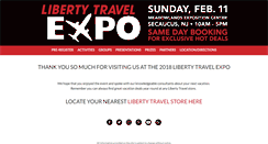 Desktop Screenshot of libertytravelexpo.com